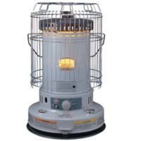 KERO WORLD Kero World KW-24G Portable Heater, 23,800 Btu, 1000 sq-ft Heating Area, Gray KW24H